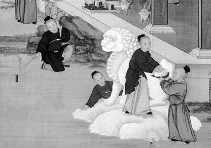 古人下雪天也堆雪人吗?其实他们更爱堆雪狮
